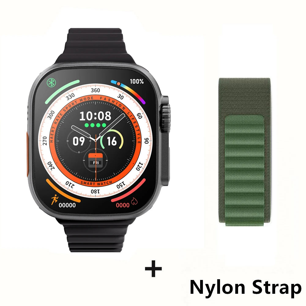 Smartwatch Ultra X3 Pro MAX Gen2 – Ecrã AMOLED 49mm com Carregamento Sem Fios