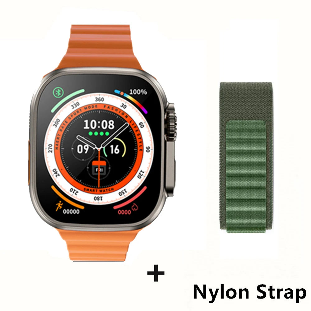 Smartwatch Ultra X3 Pro MAX Gen2 – Ecrã AMOLED 49mm com Carregamento Sem Fios