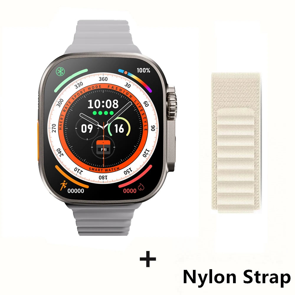 Smartwatch Ultra X3 Pro MAX Gen2 – Ecrã AMOLED 49mm com Carregamento Sem Fios