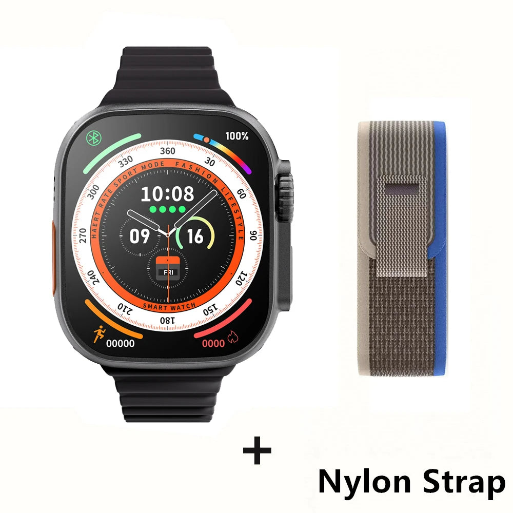 Smartwatch Ultra X3 Pro MAX Gen2 – Ecrã AMOLED 49mm com Carregamento Sem Fios