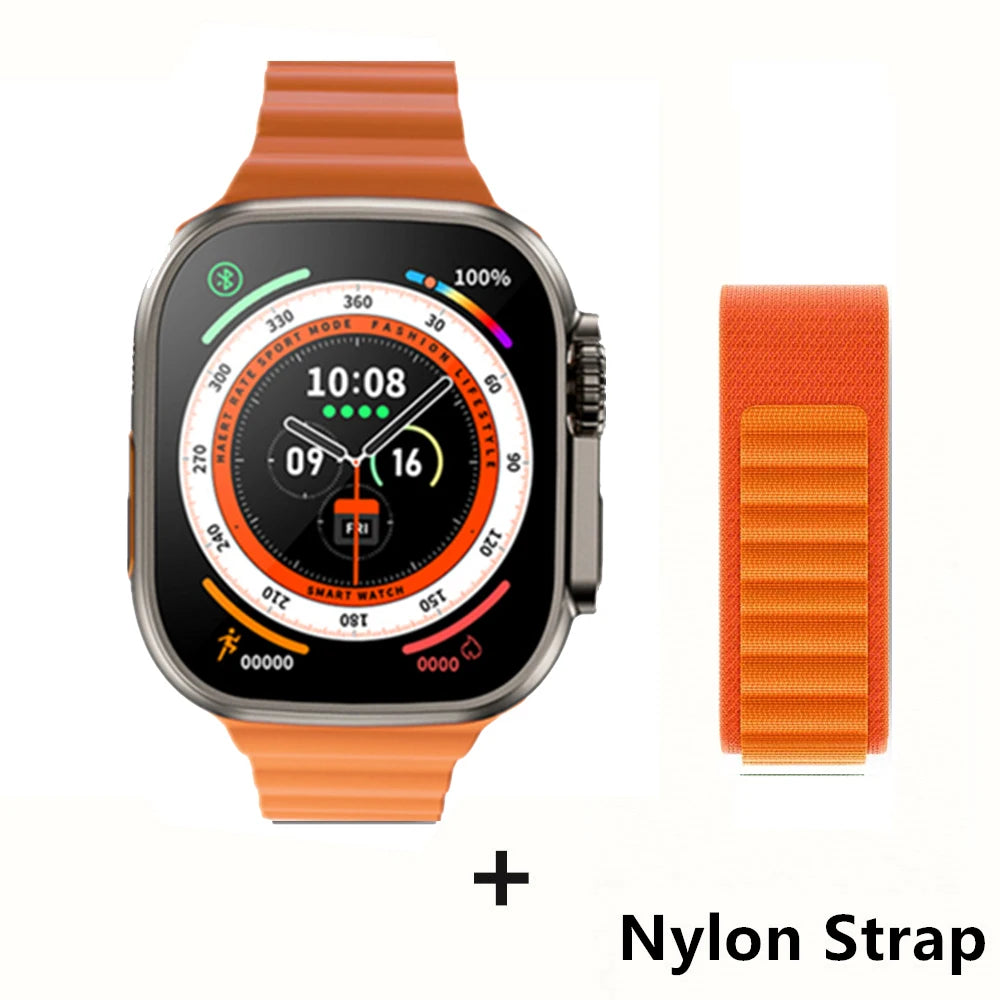 Smartwatch Ultra X3 Pro MAX Gen2 – Ecrã AMOLED 49mm com Carregamento Sem Fios
