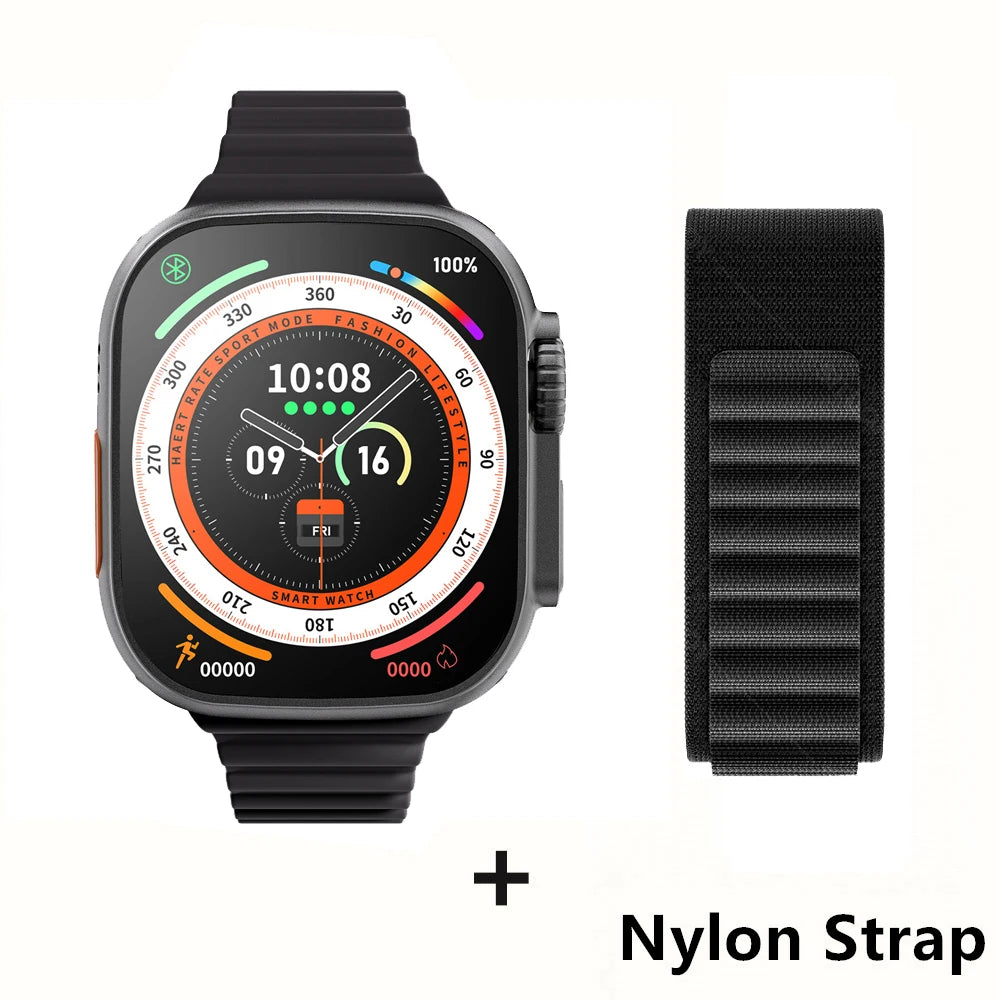 Smartwatch Ultra X3 Pro MAX Gen2 – Ecrã AMOLED 49mm com Carregamento Sem Fios