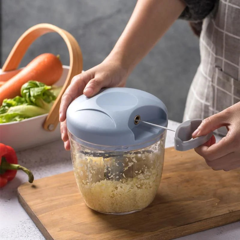 Picadora Manual 500/900ml – Alho, Cebola, Carne e Legumes