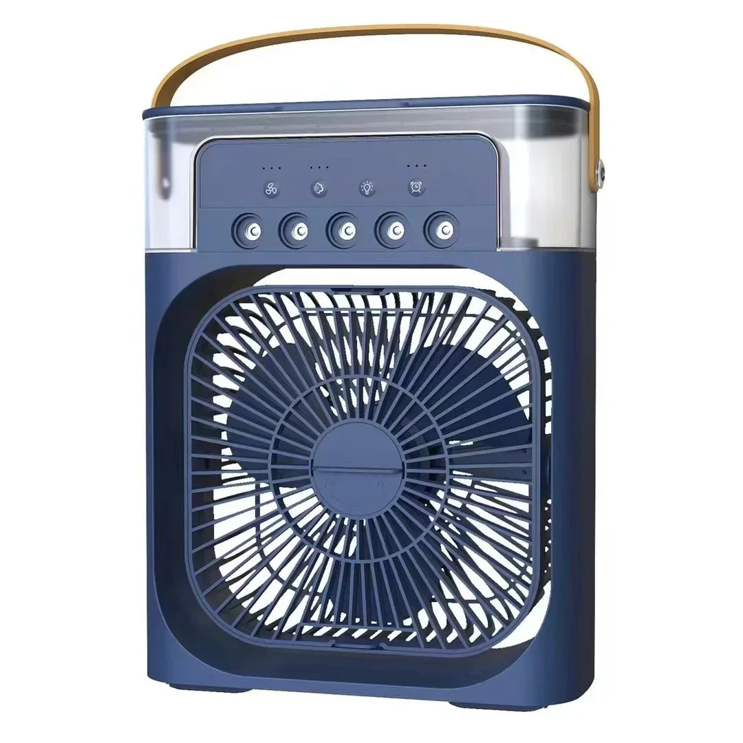 GiraBrisa - Ventoinha USB com Humidificador 600ml – 3 Velocidades, LED 7 Cores, Temporizador, Portátil e Silenciosa