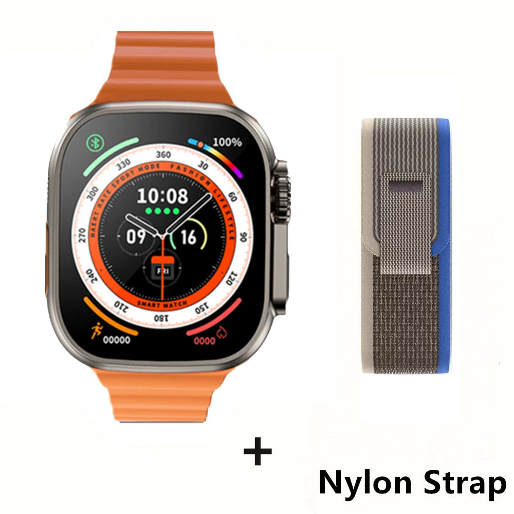 Smartwatch Ultra X3 Pro MAX Gen2 – Ecrã AMOLED 49mm com Carregamento Sem Fios