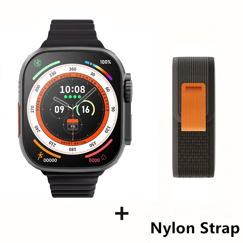 Smartwatch Ultra X3 Pro MAX Gen2 – Ecrã AMOLED 49mm com Carregamento Sem Fios