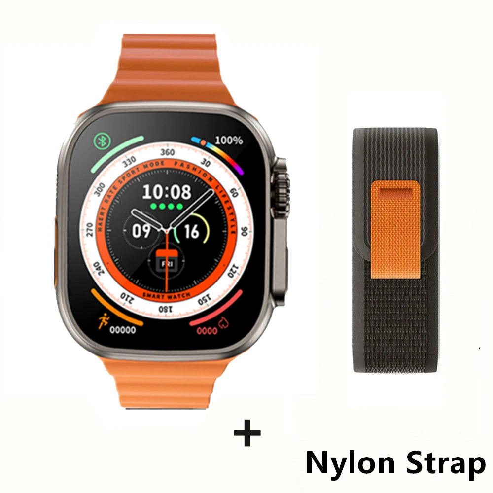 Smartwatch Ultra X3 Pro MAX Gen2 – Ecrã AMOLED 49mm com Carregamento Sem Fios