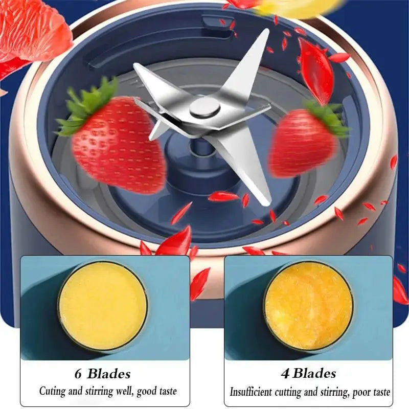 Liquidificador Portátil USB – Smoothies em Movimento