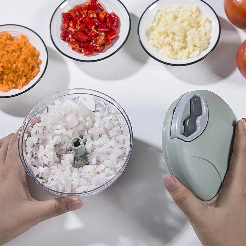 Picadora Manual 500/900ml – Alho, Cebola, Carne e Legumes