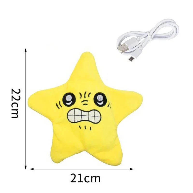 Boneca de Pelúcia Estrela do Mar com Movimento – Brinquedo Interativo - GIRAJUNTA