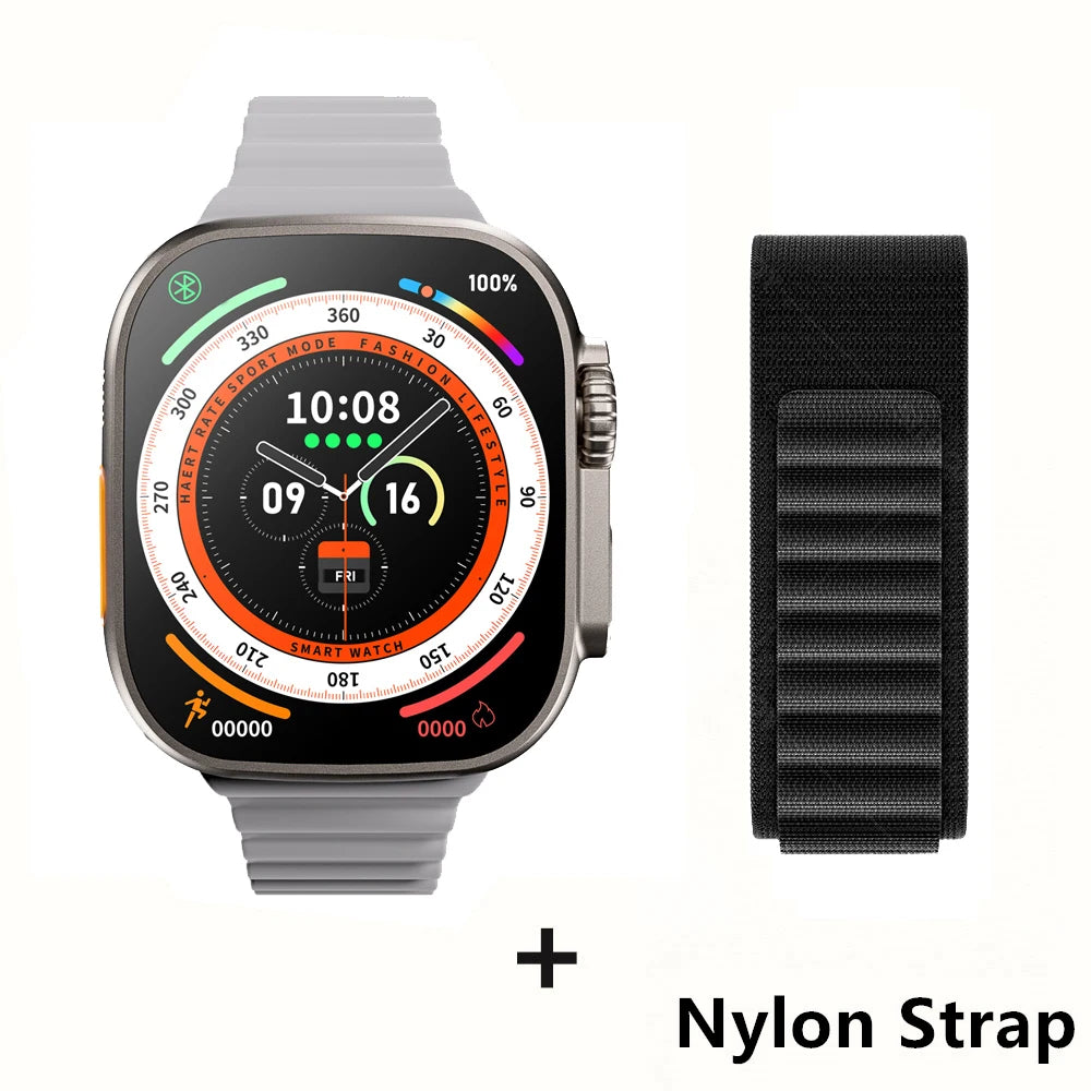 Smartwatch Ultra X3 Pro MAX Gen2 – Ecrã AMOLED 49mm com Carregamento Sem Fios