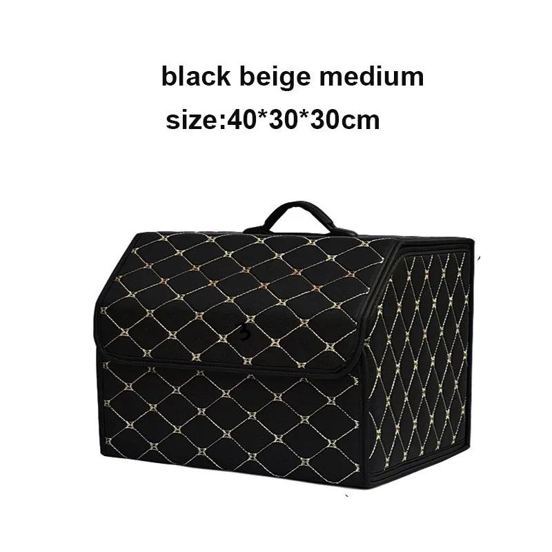 Organizador de Carro Premium – Dobrável, Impermeável, Grande Capacidade