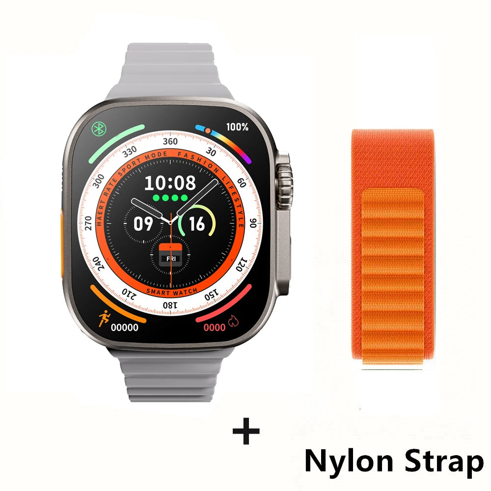 Smartwatch Ultra X3 Pro MAX Gen2 – Ecrã AMOLED 49mm com Carregamento Sem Fios