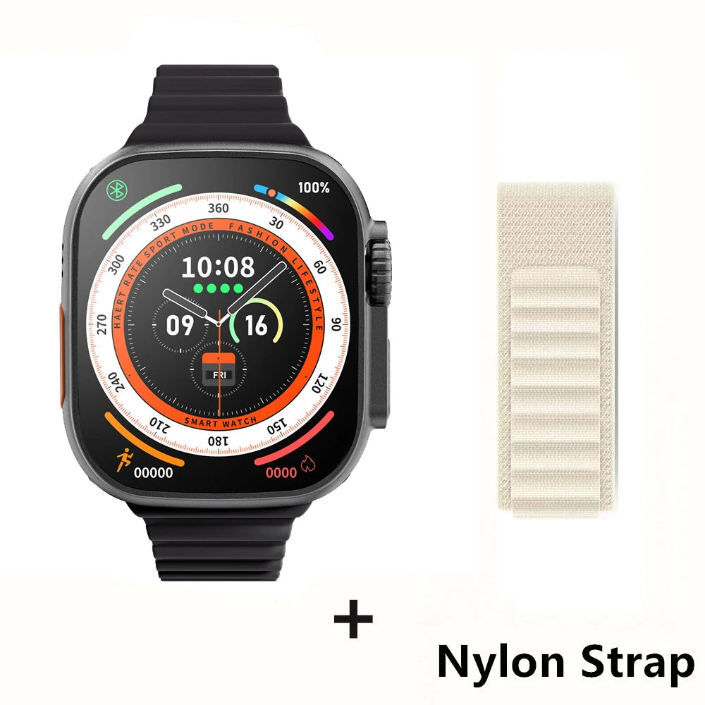 Smartwatch Ultra X3 Pro MAX Gen2 – Ecrã AMOLED 49mm com Carregamento Sem Fios
