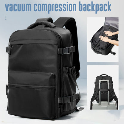 Cabine Certa –  Mochilas de viagem com compressão a vácuo, perfeitas para portáteis até 15.6", aceites nas companhias aéreas.