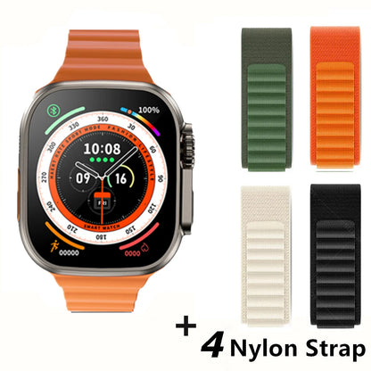 Smartwatch Ultra X3 Pro MAX Gen2 – Ecrã AMOLED 49mm com Carregamento Sem Fios