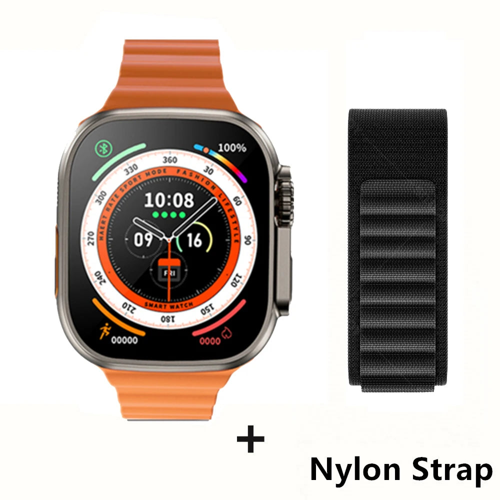 Smartwatch Ultra X3 Pro MAX Gen2 – Ecrã AMOLED 49mm com Carregamento Sem Fios