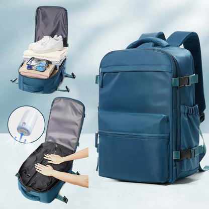 Cabine Certa –  Mochilas de viagem com compressão a vácuo, perfeitas para portáteis até 15.6", aceites nas companhias aéreas.