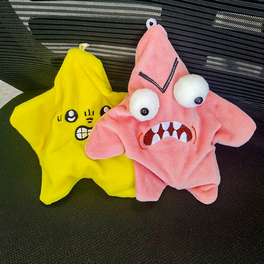 Boneca de Pelúcia Estrela do Mar com Movimento – Brinquedo Interativo - GIRAJUNTA