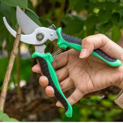 Tesoura de Poda Multiuso em Aço Inox – Antiderrapante e Ergonômica