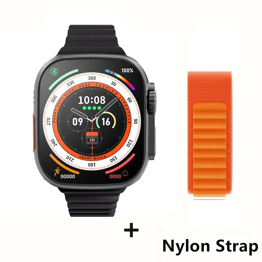 Smartwatch Ultra X3 Pro MAX Gen2 – Ecrã AMOLED 49mm com Carregamento Sem Fios