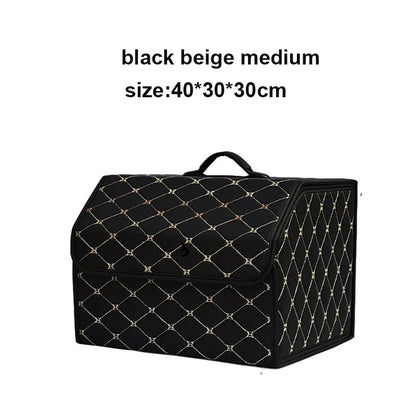 Organizador de Carro Premium – Dobrável, Impermeável, Grande Capacidade