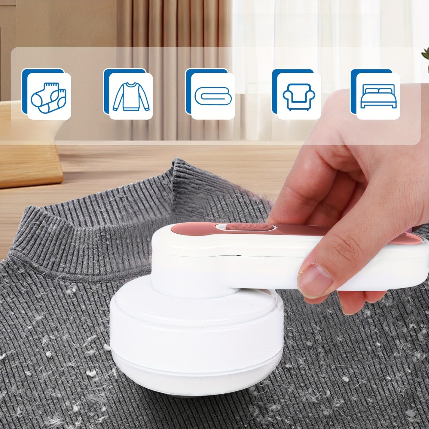 FuzzAway Pro – Removedor de Borboto USB Recarregável